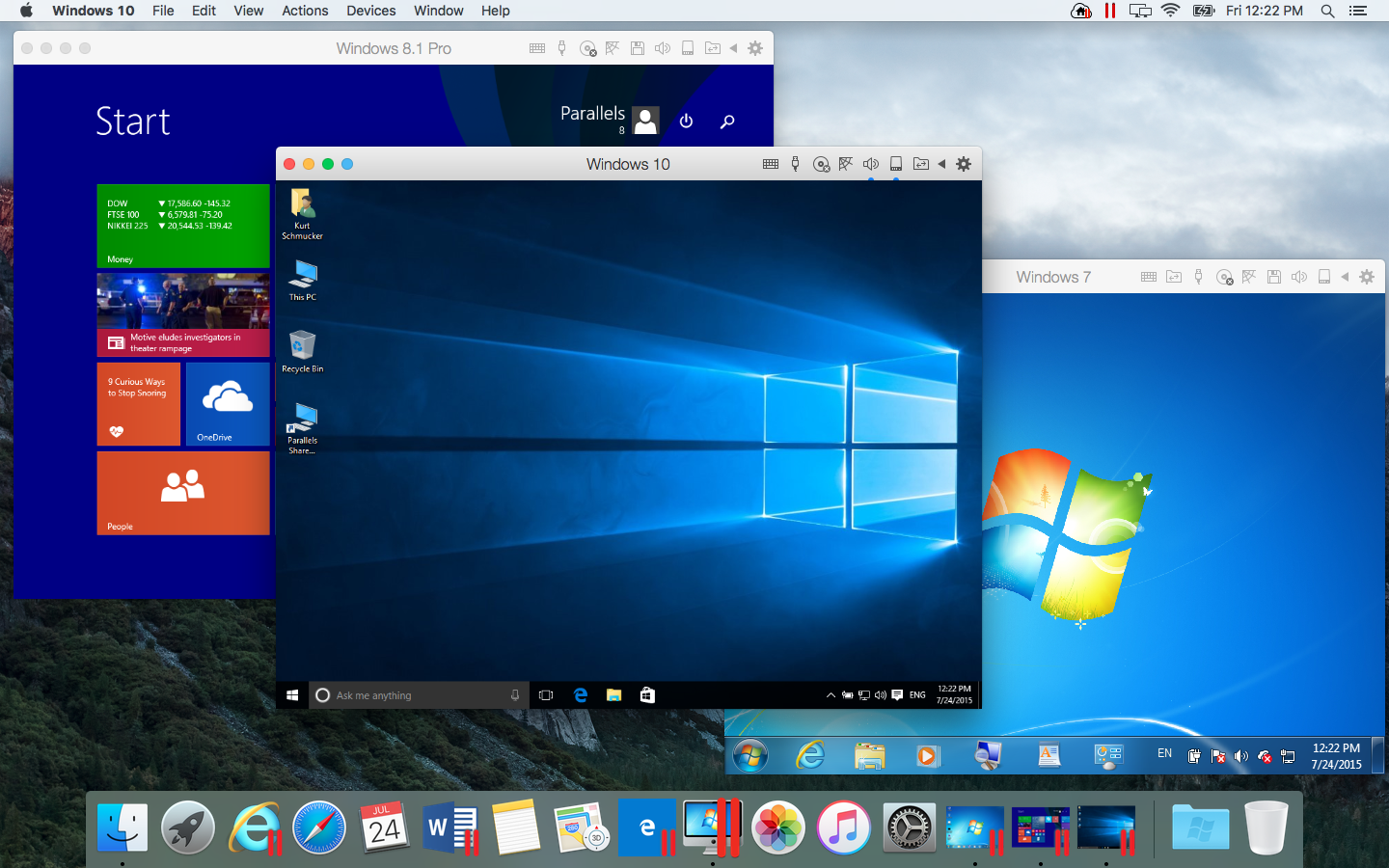 Parallel For Mac Windows 7